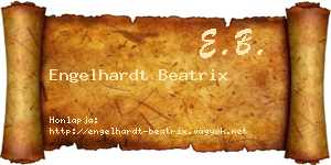 Engelhardt Beatrix névjegykártya