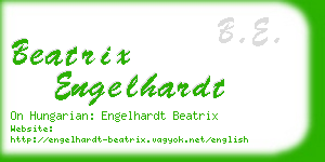 beatrix engelhardt business card